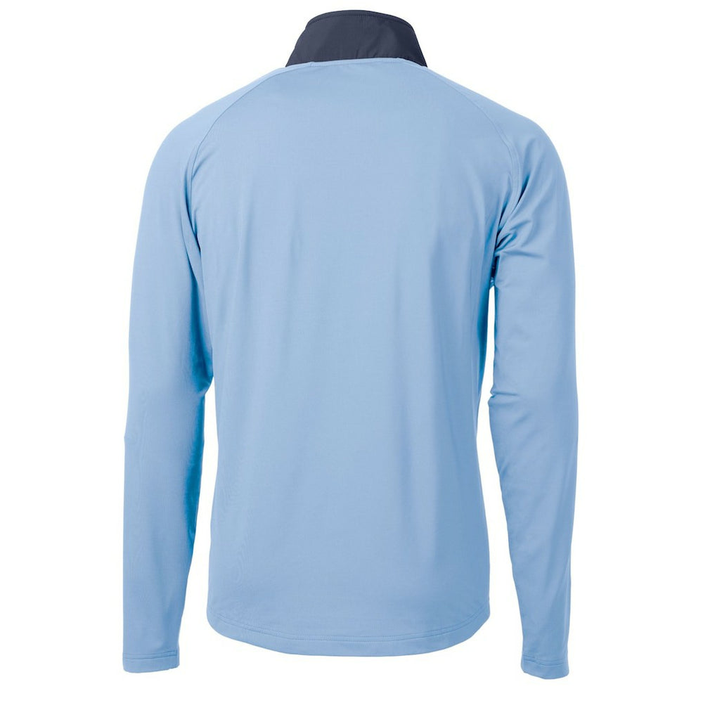 Los Angeles Chargers Cutter & Buck Helmet Adapt Eco Knit Hybrid Recycled Quarter-Zip Pullover Top | NFL Online