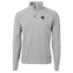 New York Giants Cutter & Buck Helmet Adapt Eco Knit Hybrid Recycled Quarter-Zip Pullover Top | NFL US