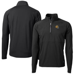 Green Bay Packers Cutter & Buck Helmet Adapt Eco Knit Hybrid Recycled Quarter-Zip Pullover Top | NFL Sale