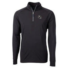 Pittsburgh Steelers Cutter & Buck Helmet Adapt Eco Knit Stretch Recycled Quarter-Zip Pullover Top | NFL Near me