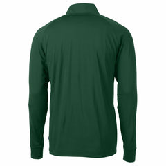 Green Bay Packers Cutter & Buck Helmet Adapt Eco Knit Stretch Recycled Quarter-Zip Pullover Top | NFL Discount