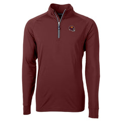 Washington Commanders Cutter & Buck Helmet Adapt Eco Knit Stretch Recycled Quarter-Zip Pullover Top | NFL On sale