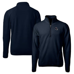 Chicago Bears Cutter & Buck Helmet Cascade Eco Sherpa Fleece Quarter-Zip Pullover Jacket | NFL Outlet