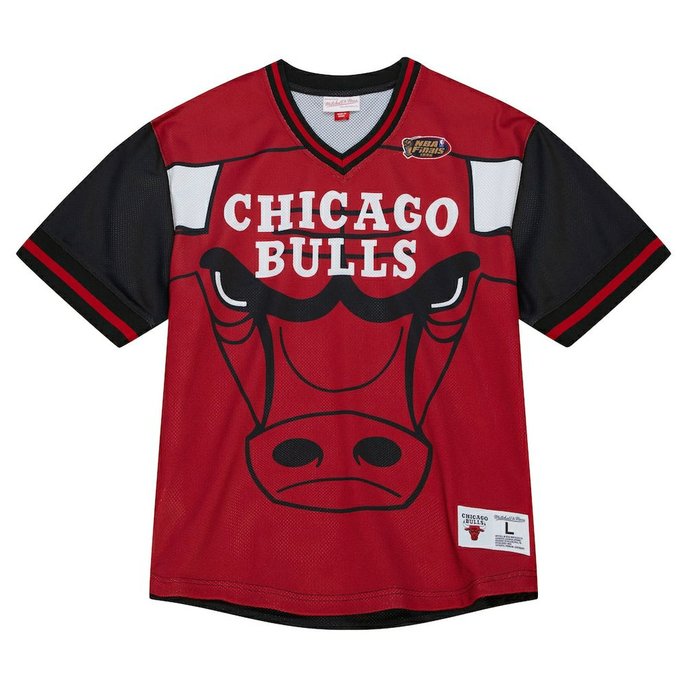 Red Chicago Bulls Jumbotron 3.0 Mesh V-Neck T-Shirt sale | NBA