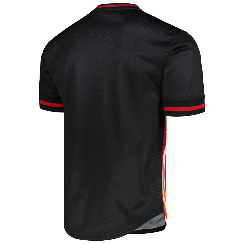 Red Miami Heat Jumbotron 3.0 Mesh V-Neck T-Shirt | NBA