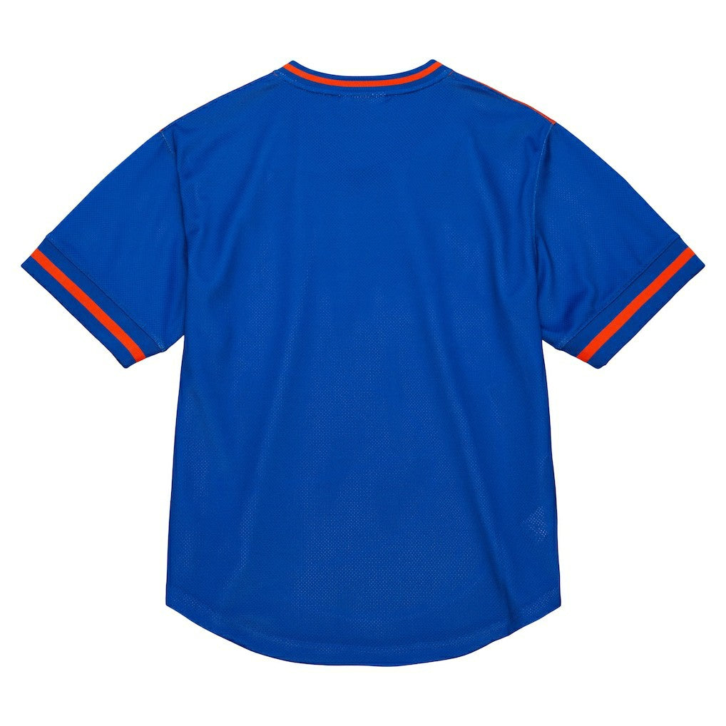 Orange New York Knicks Jumbotron 3.0 Mesh V-Neck T-Shirt | NBA