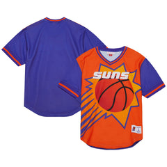 Orange Phoenix Suns Jumbotron 3.0 Mesh V-Neck T-Shirt | NBA