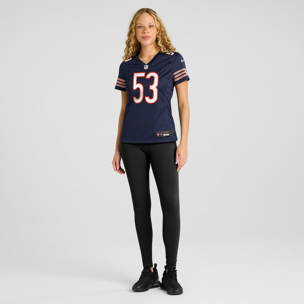 Chicago Bears TJ Edwards  Women's Game Player Jersey | NFL Outlet