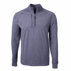 Cincinnati Reds Cutter & Buck Americana Logo Big & Tall Adapt Eco Knit Stretch Recycled Quarter-Zip Pullover Top - MLB Pullover