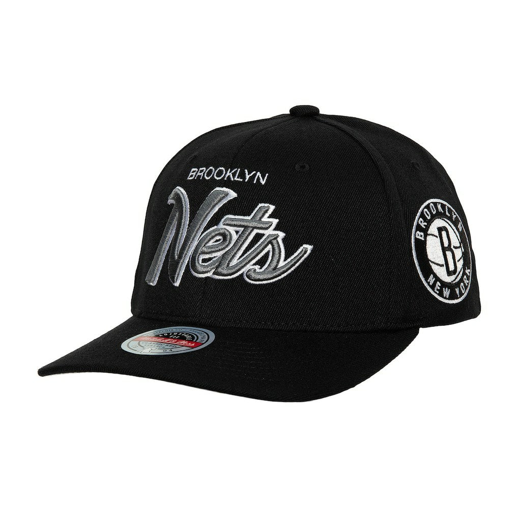 Black Brooklyn Nets MVP Team Script 2.0 Stretch-Snapback Hat | NBA