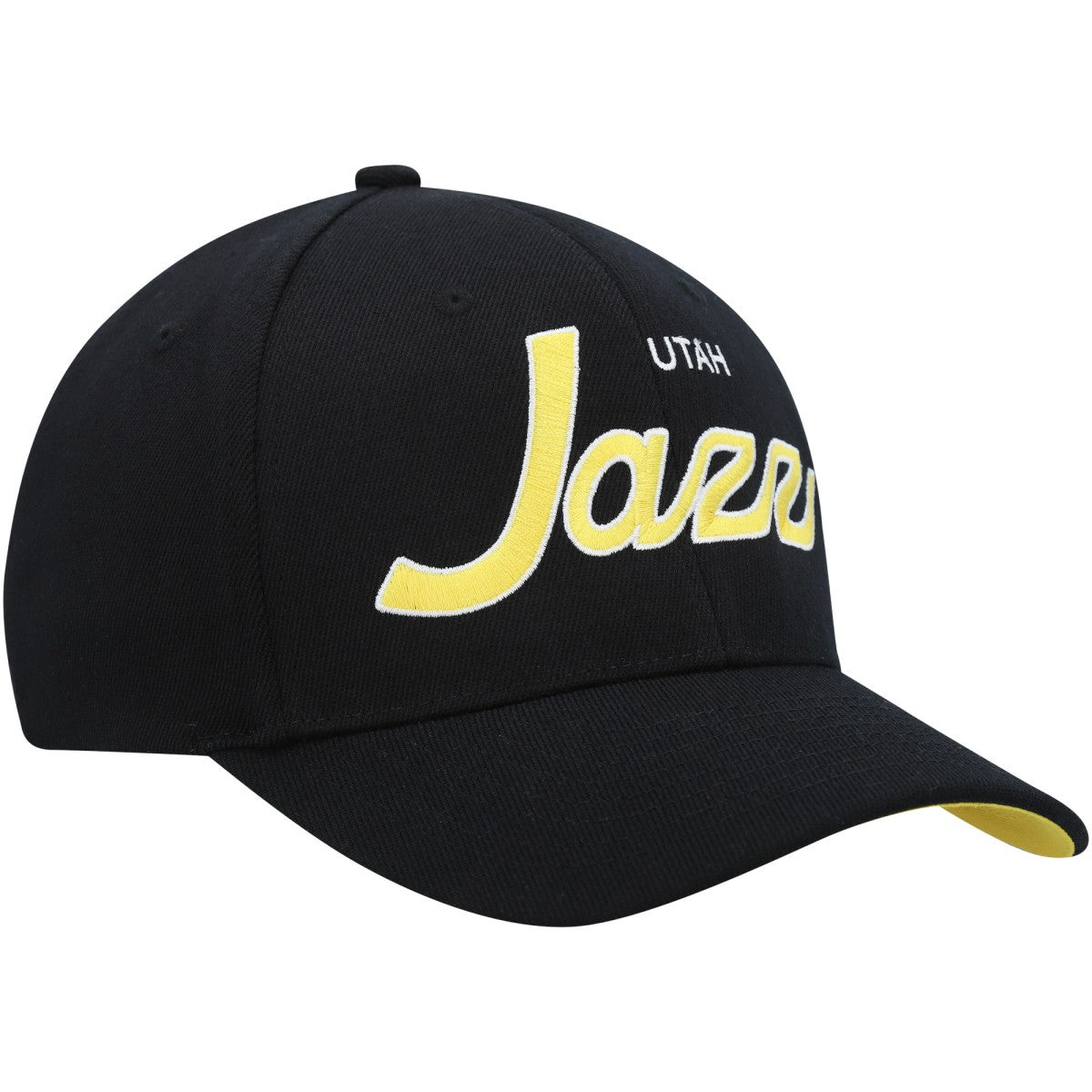 Black Utah Jazz MVP Team Script 2.0 Stretch Snapback Hat | NBA