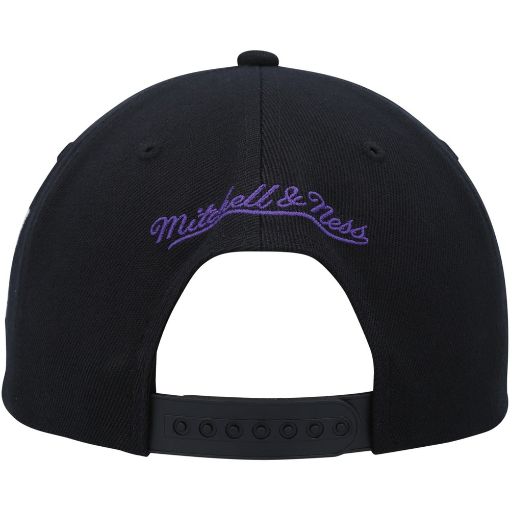 Black Phoenix Suns Hardwood Classics MVP Team Script 2.0 Snapback Hat | NBA