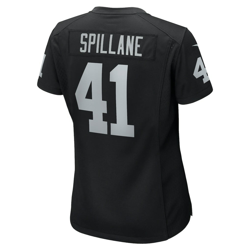 Las Vegas Raiders Robert Spillane  Women's Game Player Jersey | NFL Outlet