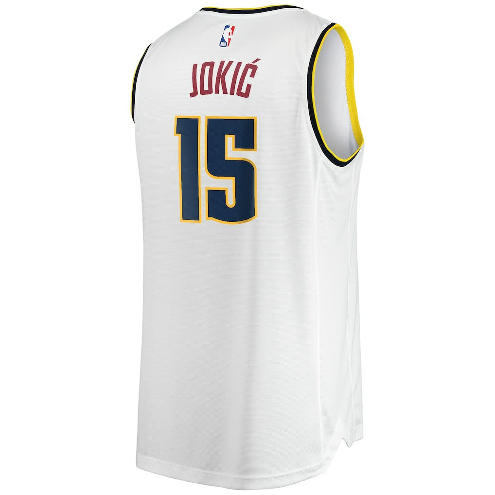 White Nikola Jokic Denver Nuggets Fast Break Player Jersey sale | NBA
