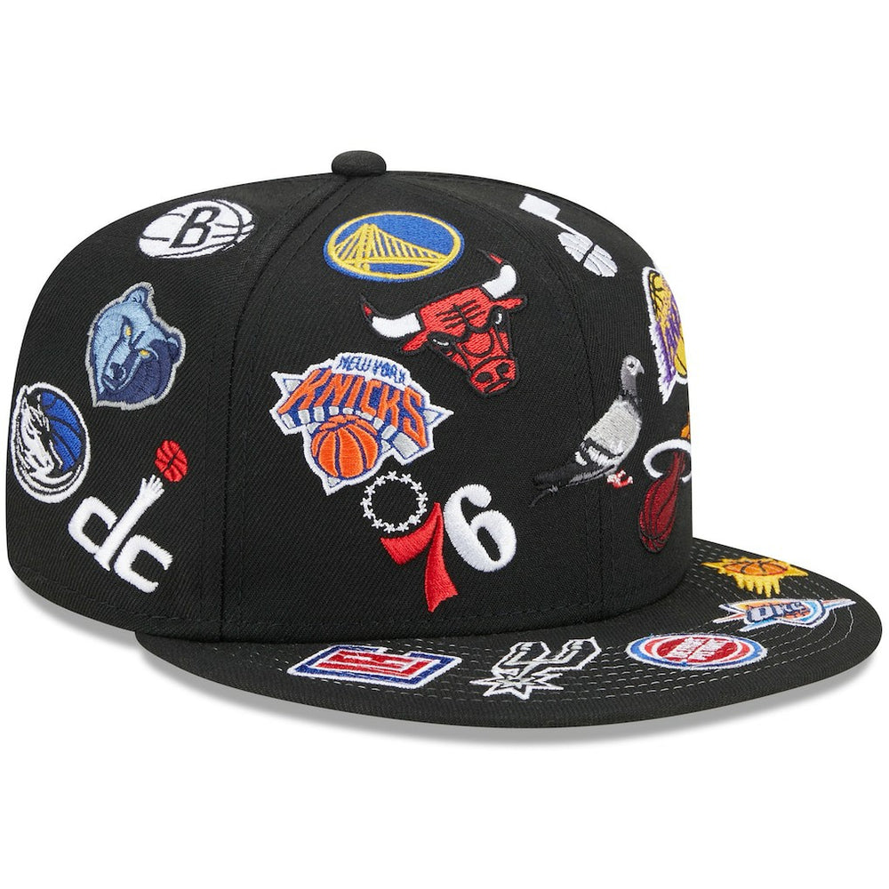 Black  NBA x Staple 59FIFTY Fitted Hat | NBA