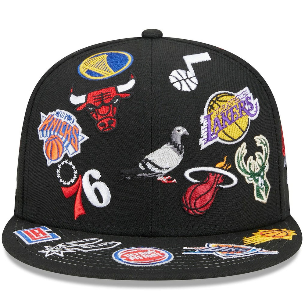 Black  NBA x Staple 59FIFTY Fitted Hat | NBA