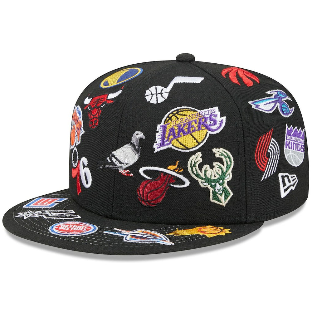 Black  NBA x Staple 59FIFTY Fitted Hat | NBA