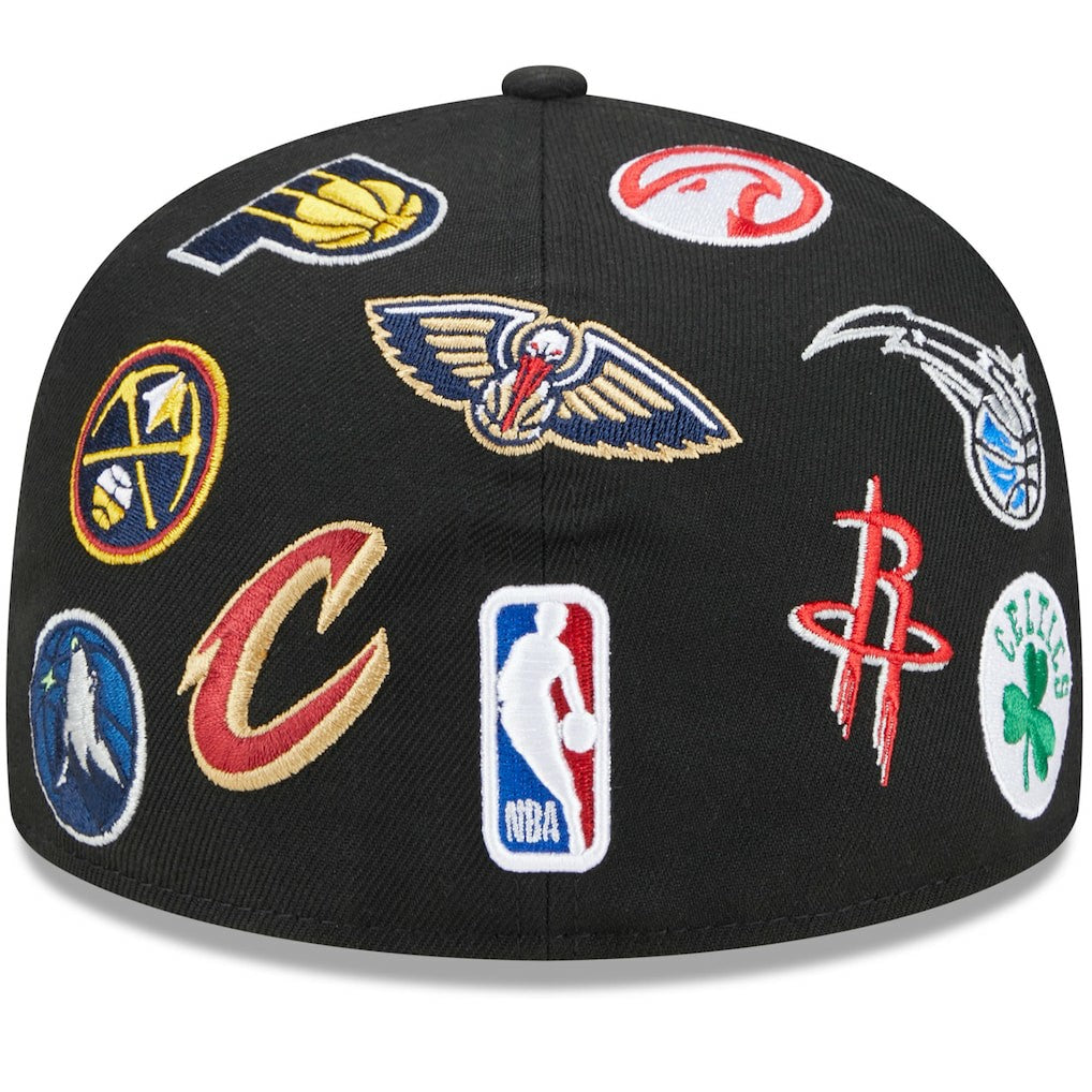 Black  NBA x Staple 59FIFTY Fitted Hat | NBA