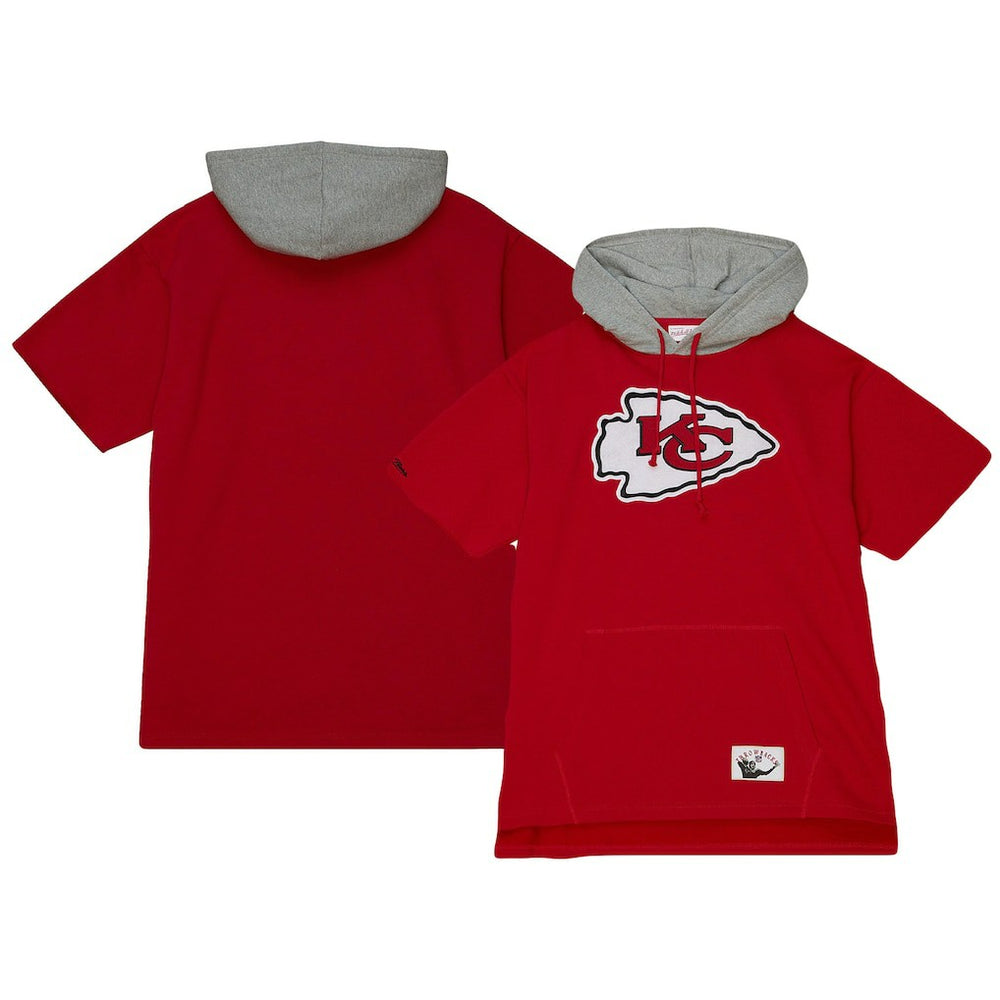 Kansas City Chiefs Postgame Short Sleeve Hoodie | NFL Sale