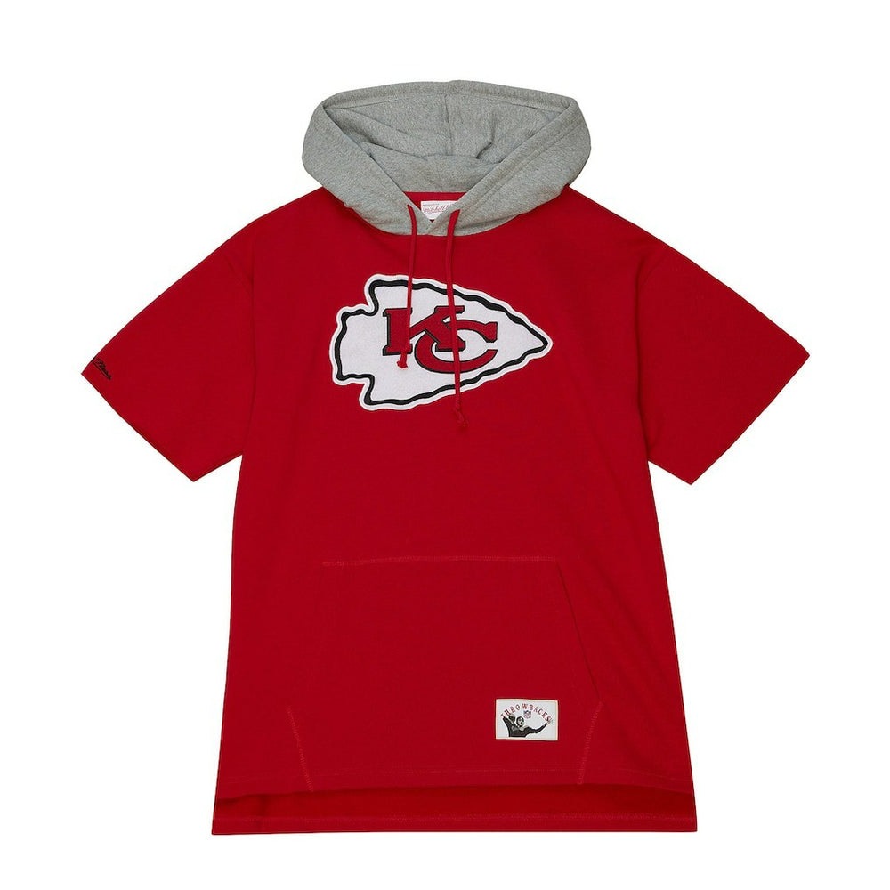 Kansas City Chiefs Postgame Short Sleeve Hoodie | NFL Sale