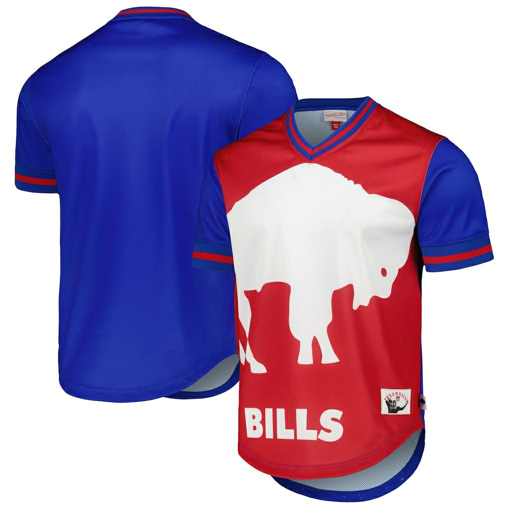 Buffalo Bills Jumbotron 3.0 Mesh V-Neck T-Shirt | NFL Hot