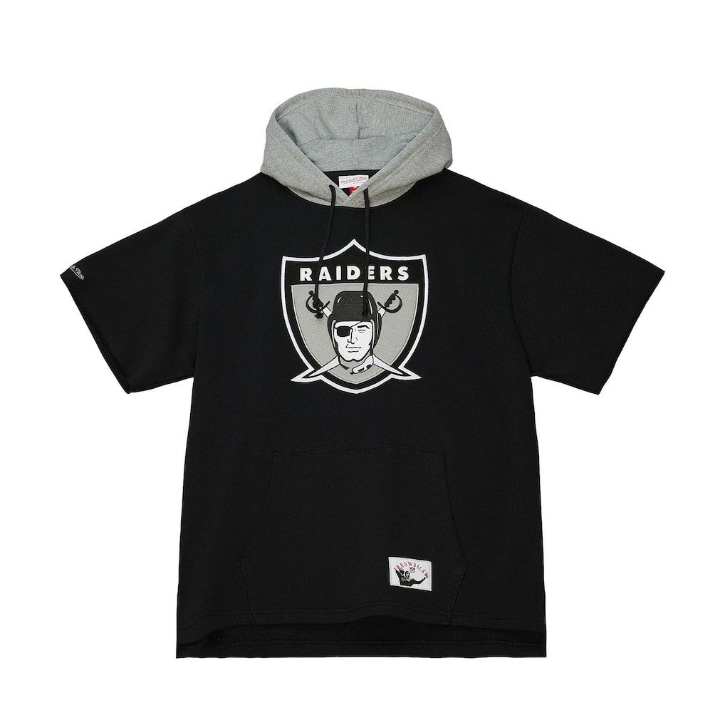 Las Vegas Raiders Postgame Short Sleeve Hoodie | NFL New