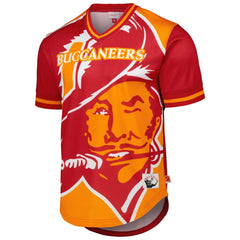 Tampa Bay Buccaneers Jumbotron 3.0 Mesh V-Neck T-Shirt | NFL New