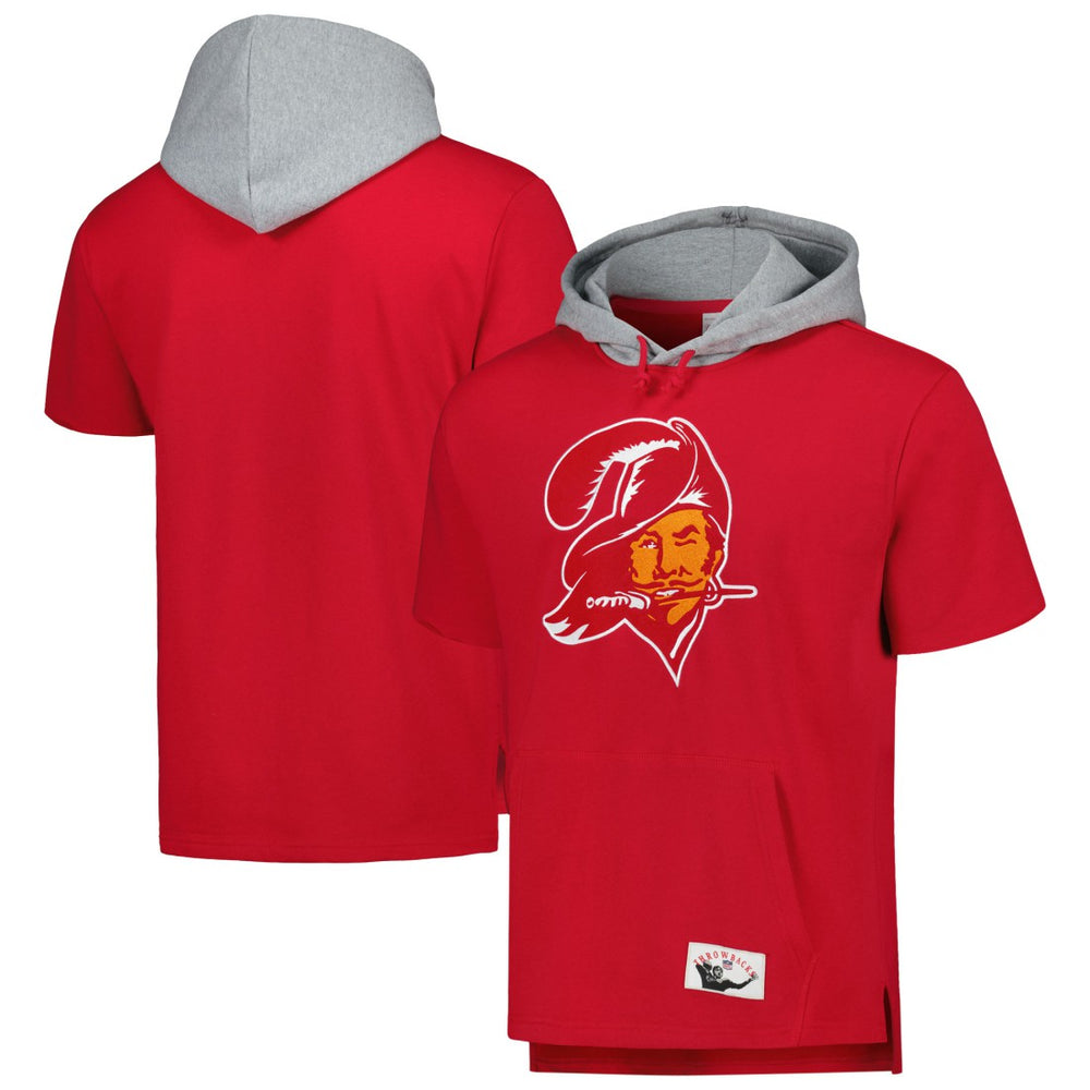 Tampa Bay Buccaneers Postgame Short Sleeve Hoodie | NFL Online