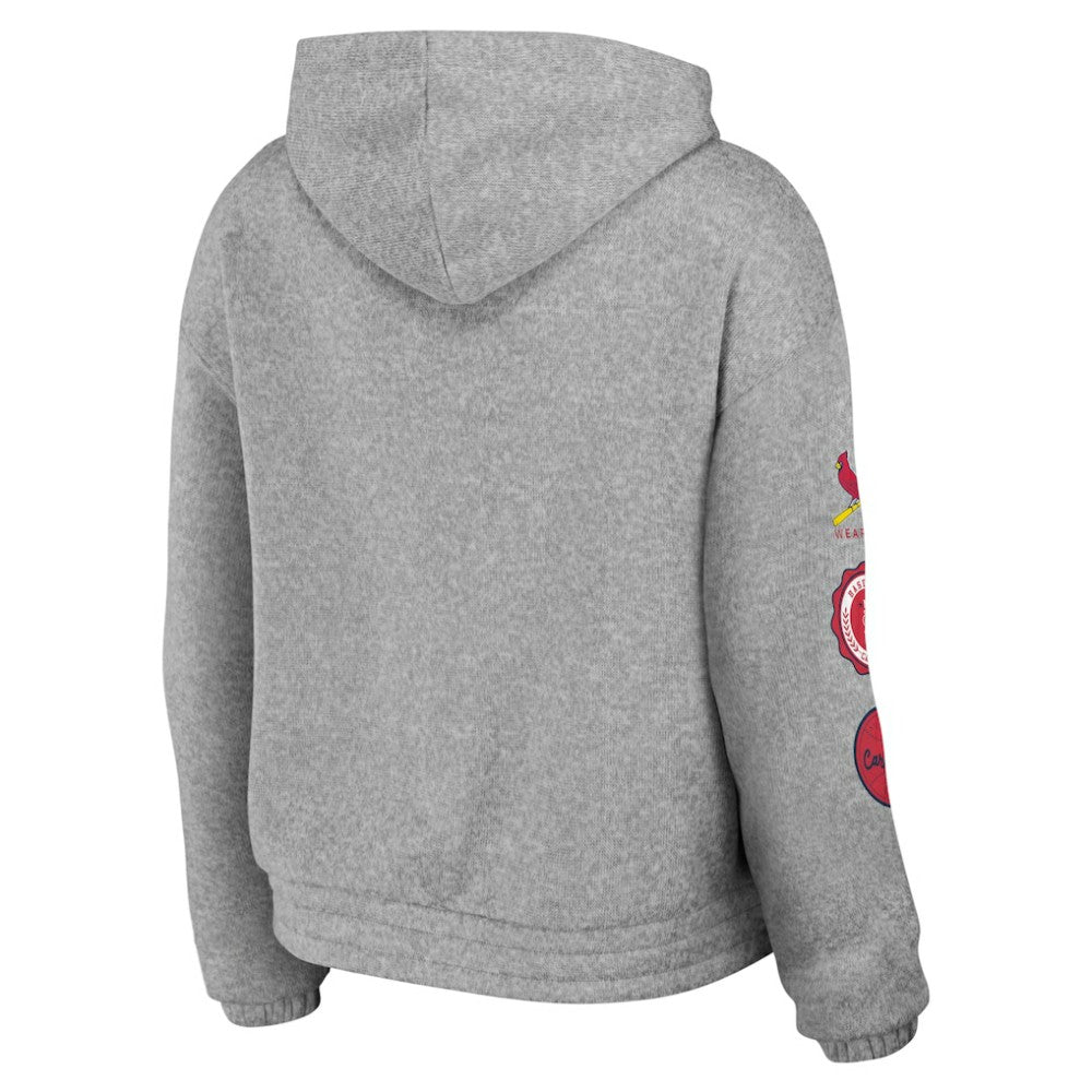 St. Louis Cardinals WEAR by Erin Andrews Women's Full-Zip Hoodie - MLB Hoodies