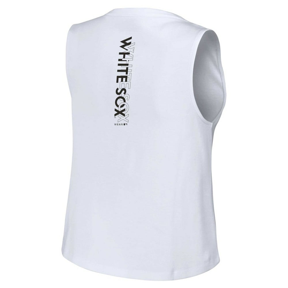 Chicago White Sox WEAR by Erin Andrews Women's Lace-Up Tank Top - MLB Tanks