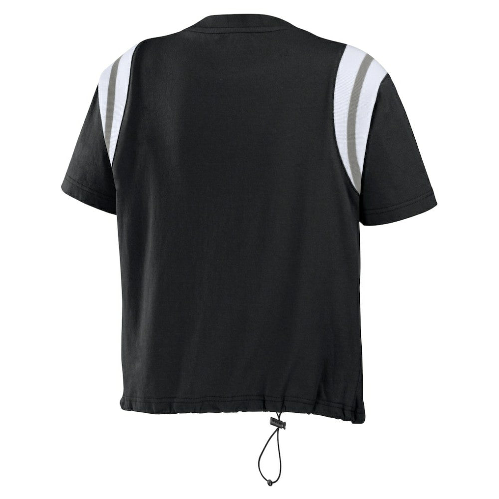 Chicago White Sox WEAR by Erin Andrews Women's Cinched Colorblock T-Shirt - MLB T-shirts