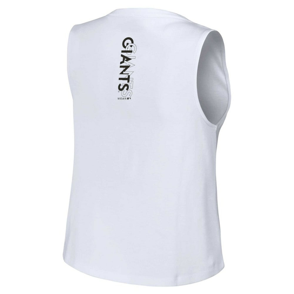 San Francisco Giants WEAR by Erin Andrews Women's Lace-Up Tank Top - MLB Tanks