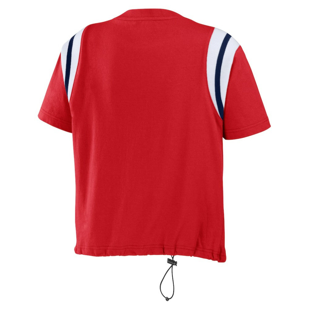 St. Louis Cardinals WEAR by Erin Andrews Women's Cinched Colorblock T-Shirt - MLB T-shirts