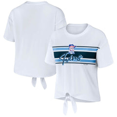 Minnesota Twins WEAR by Erin Andrews Women's Front Tie T-Shirt - MLB T-shirts