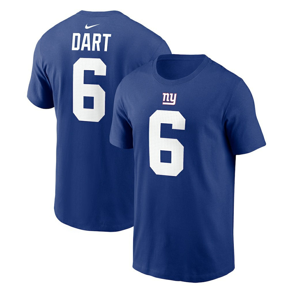 New York Giants Jaxson Dart  Name & Number T-Shirt | NFL New