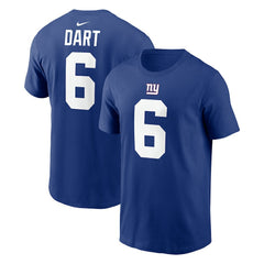 New York Giants Jaxson Dart  Name & Number T-Shirt | NFL New