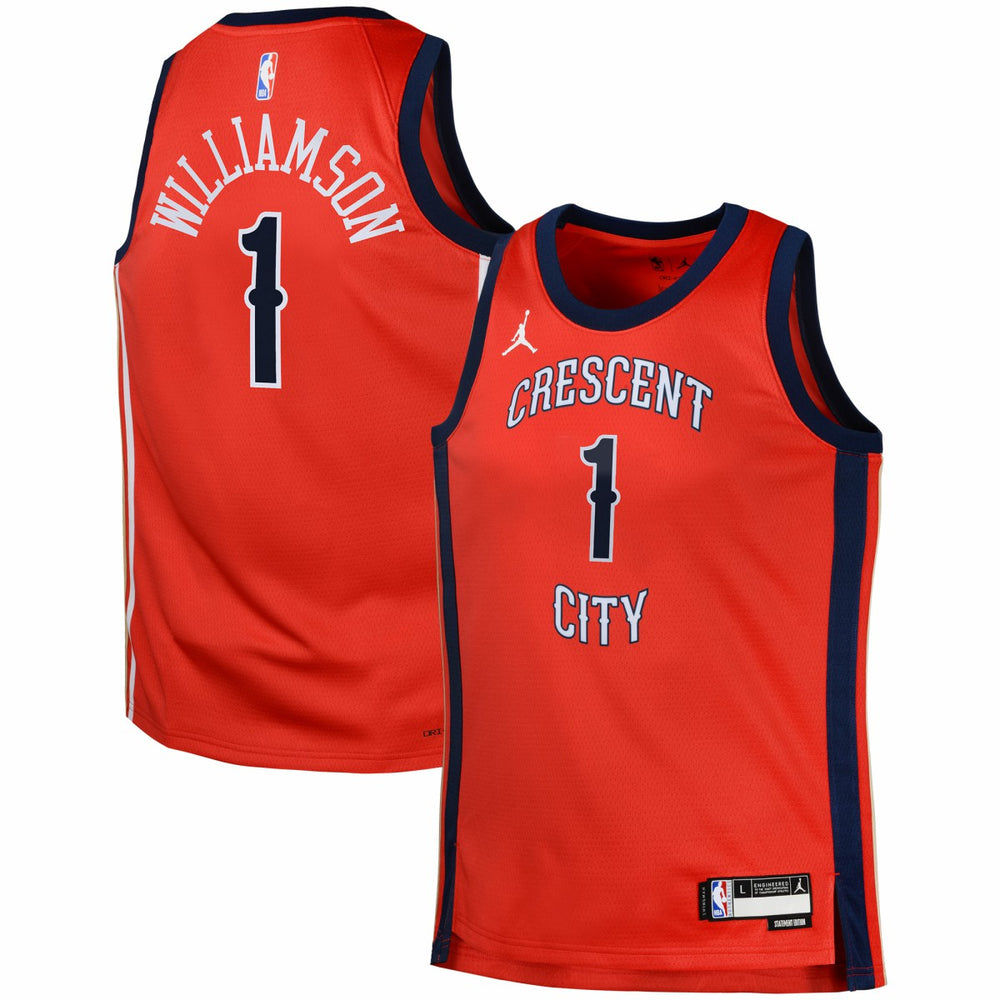 Red Zion Williamson New Orleans Pelicans Jordan Brand Swingman Jersey Statement | NBA