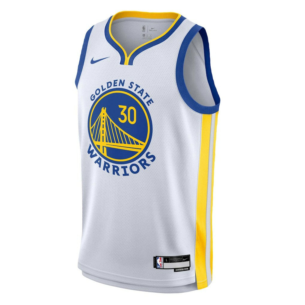 White Stephen Curry Golden State Warriors Youth Swingman Jersey sale | NBA