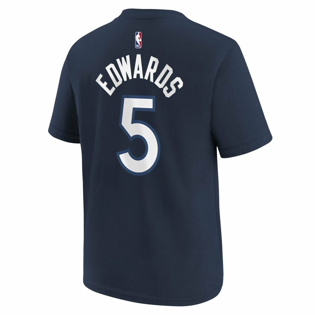 Navy Anthony Edwards Minnesota Timberwolves Youth Icon Name & Number T-Shirt | NBA