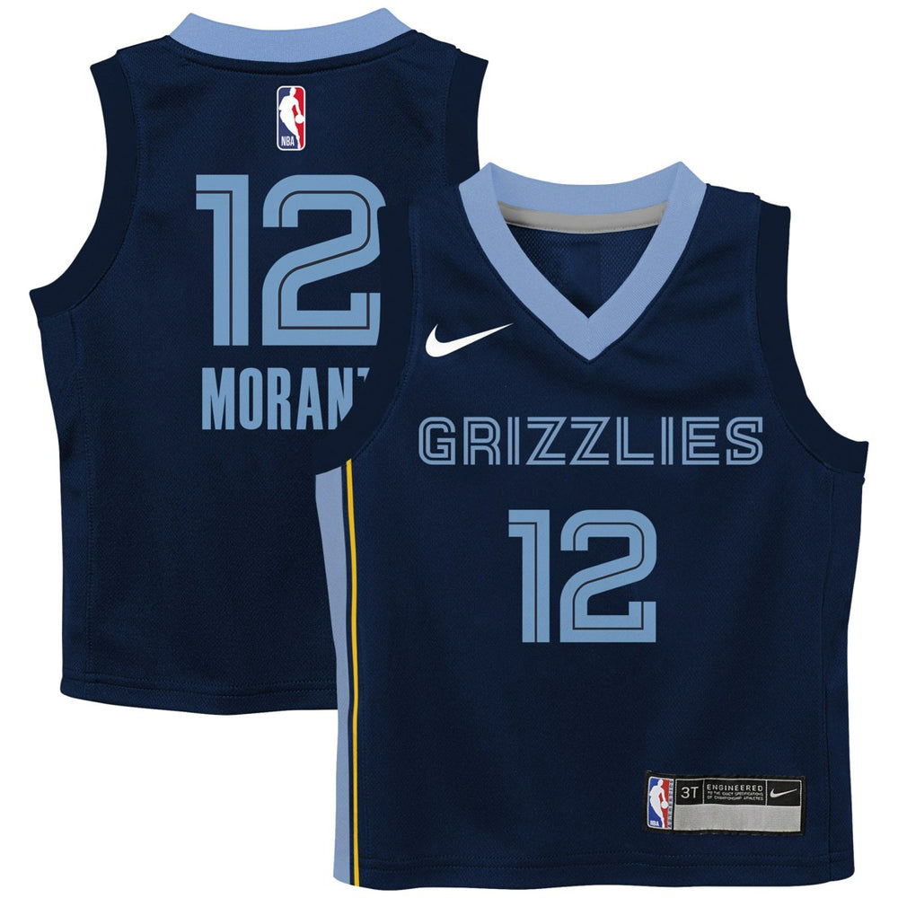 Navy Ja Morant Memphis Grizzlies Preschool Swingman Player Jersey | NBA