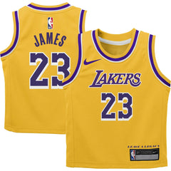 Gold LeBron James Los Angeles Lakers Preschool Dri-FIT Swingman Player Jersey | NBA