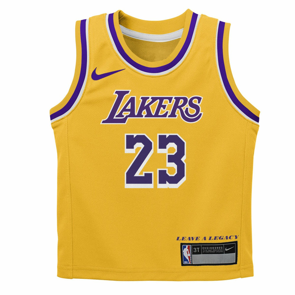 Gold LeBron James Los Angeles Lakers Preschool Dri-FIT Swingman Player Jersey | NBA