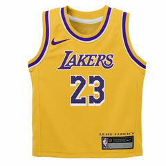 Gold LeBron James Los Angeles Lakers Preschool Dri-FIT Swingman Player Jersey | NBA