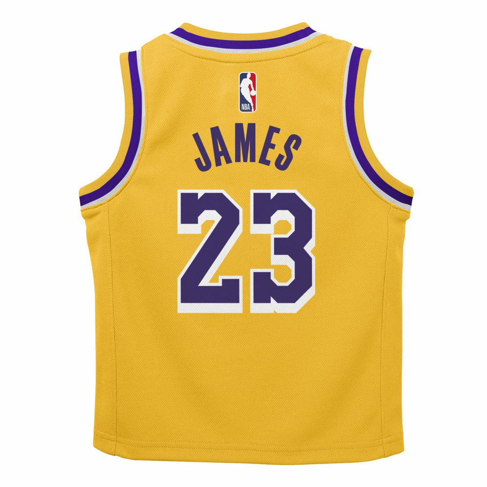Gold LeBron James Los Angeles Lakers Preschool Dri-FIT Swingman Player Jersey | NBA