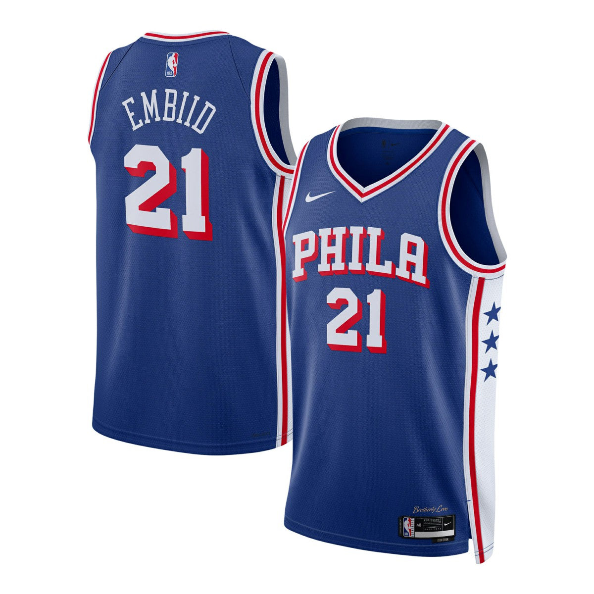 Royal Joel Embiid Philadelphia 76ers Youth Swingman Jersey | NBA