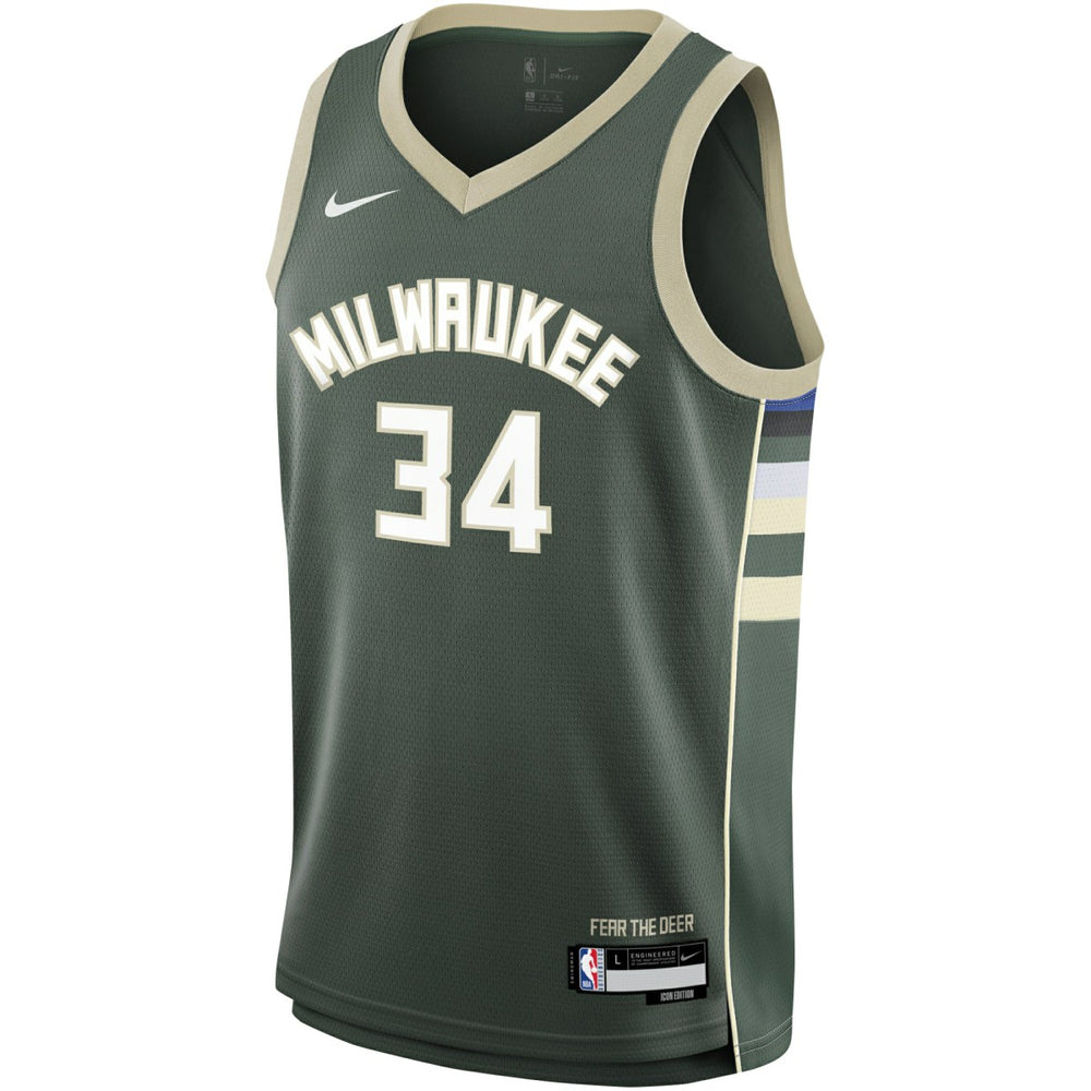 Hunter Green Giannis Antetokounmpo Milwaukee Bucks Youth Swingman Jersey | NBA