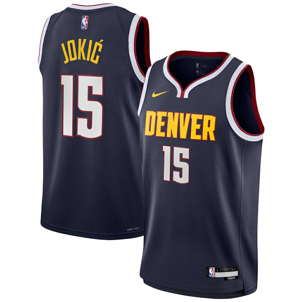Navy Nikola Jokic Denver Nuggets Youth Swingman Jersey sale | NBA