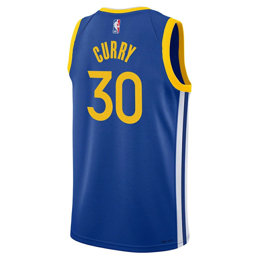 Royal Stephen Curry Golden State Warriors Youth Swingman Jersey sale | NBA