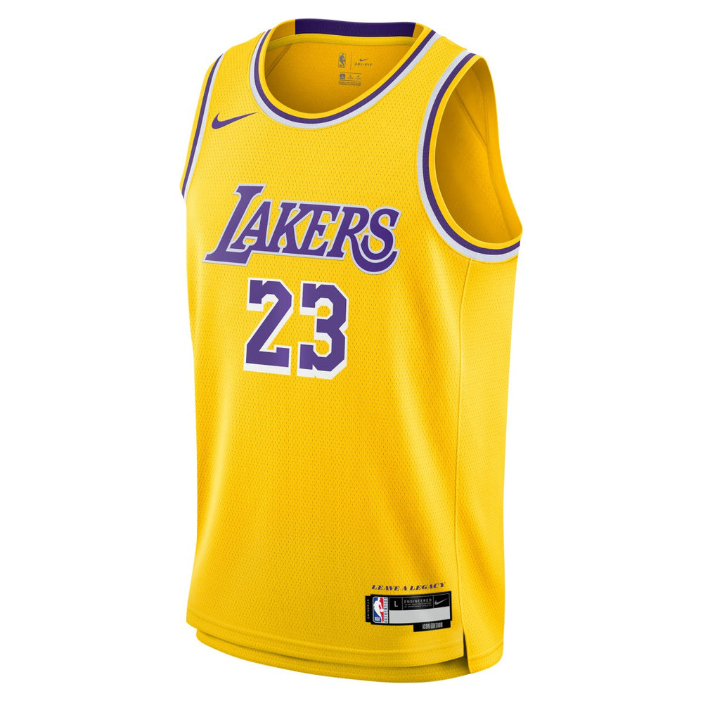 Gold LeBron James Los Angeles Lakers Youth Swingman Jersey | NBA