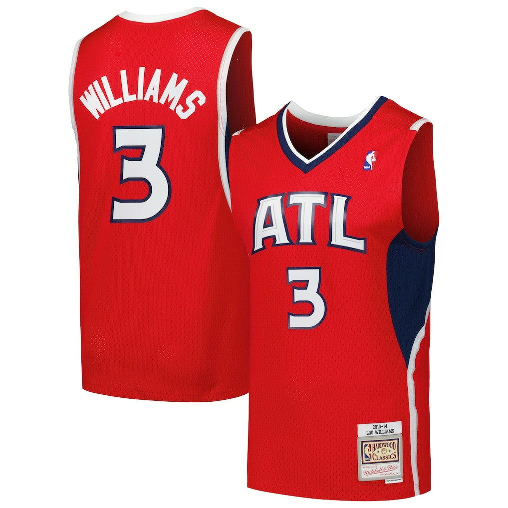 Red Lou Williams Atlanta Hawks 2013/14 Hardwood Classics Swingman Jersey | NBA